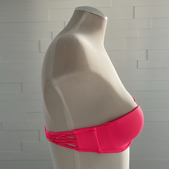 32C VS Strapless Pink Bikini Top - Picture 2 of 8